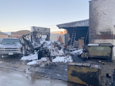 Semi fire reported in Dayton